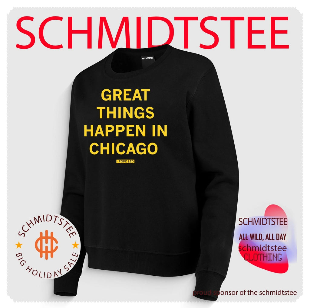 Pope Leo Great Things Happen In Chicago shirt