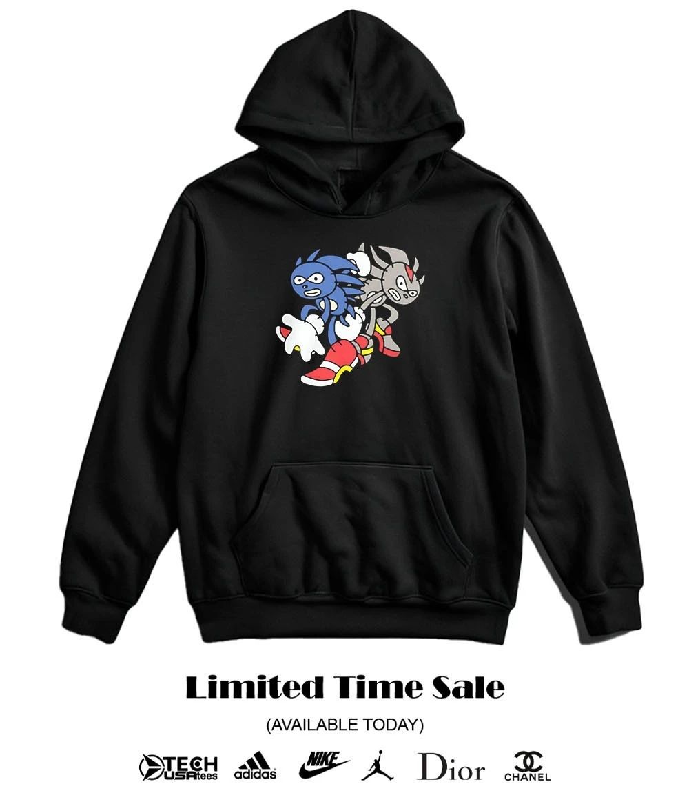 Sanic and Shedew Adventure parody shirt