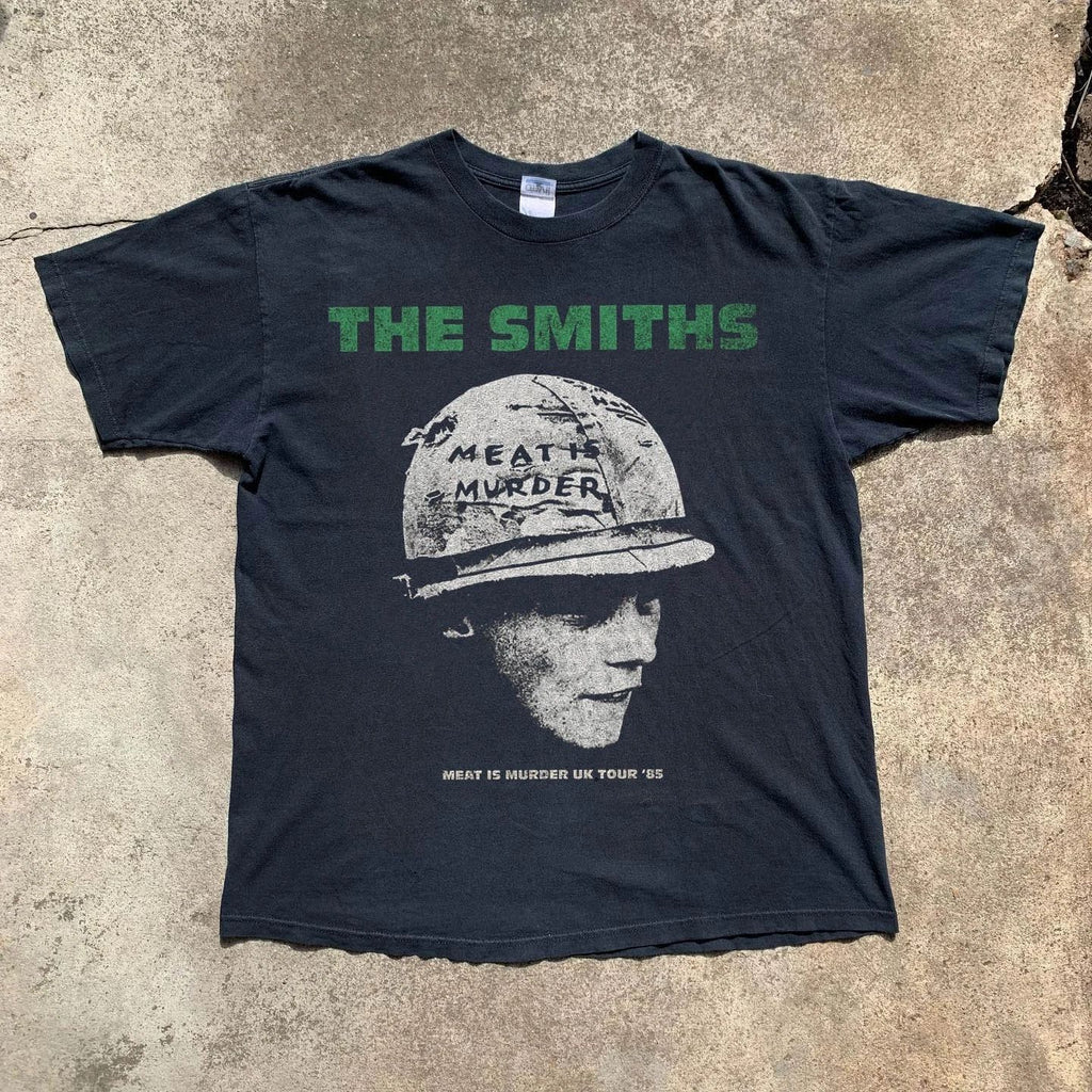 The Smiths Meat Is Murder UK Tour 85' Black Unisex T-shirt Size S-5XL