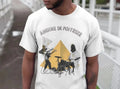 Minimalist French Quote T Shirt Retro Typography Graphic Tee Casual Cotton
