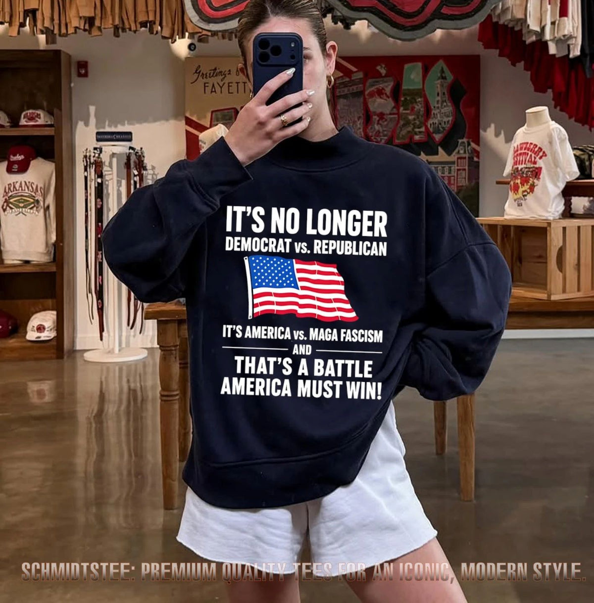 It’s no longer democrat vs republican it’s America vs Maga Fascism and that’s a battle America must win shirt