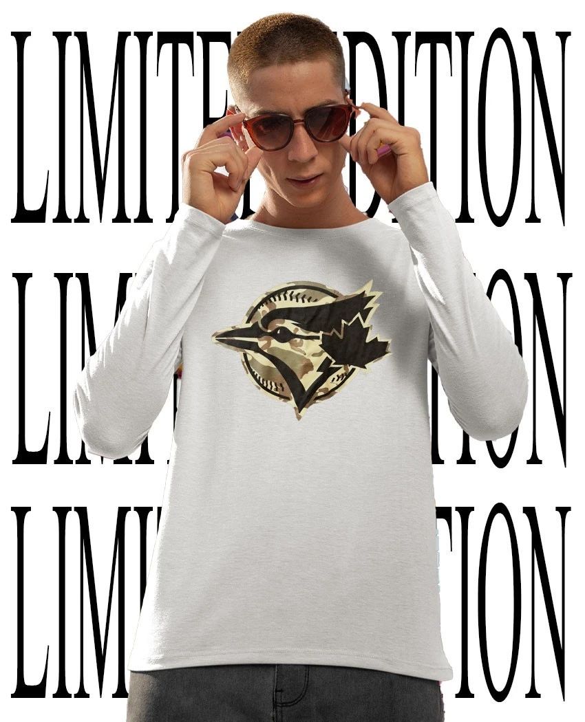 Camo Toronto Blue Jays logo shirt