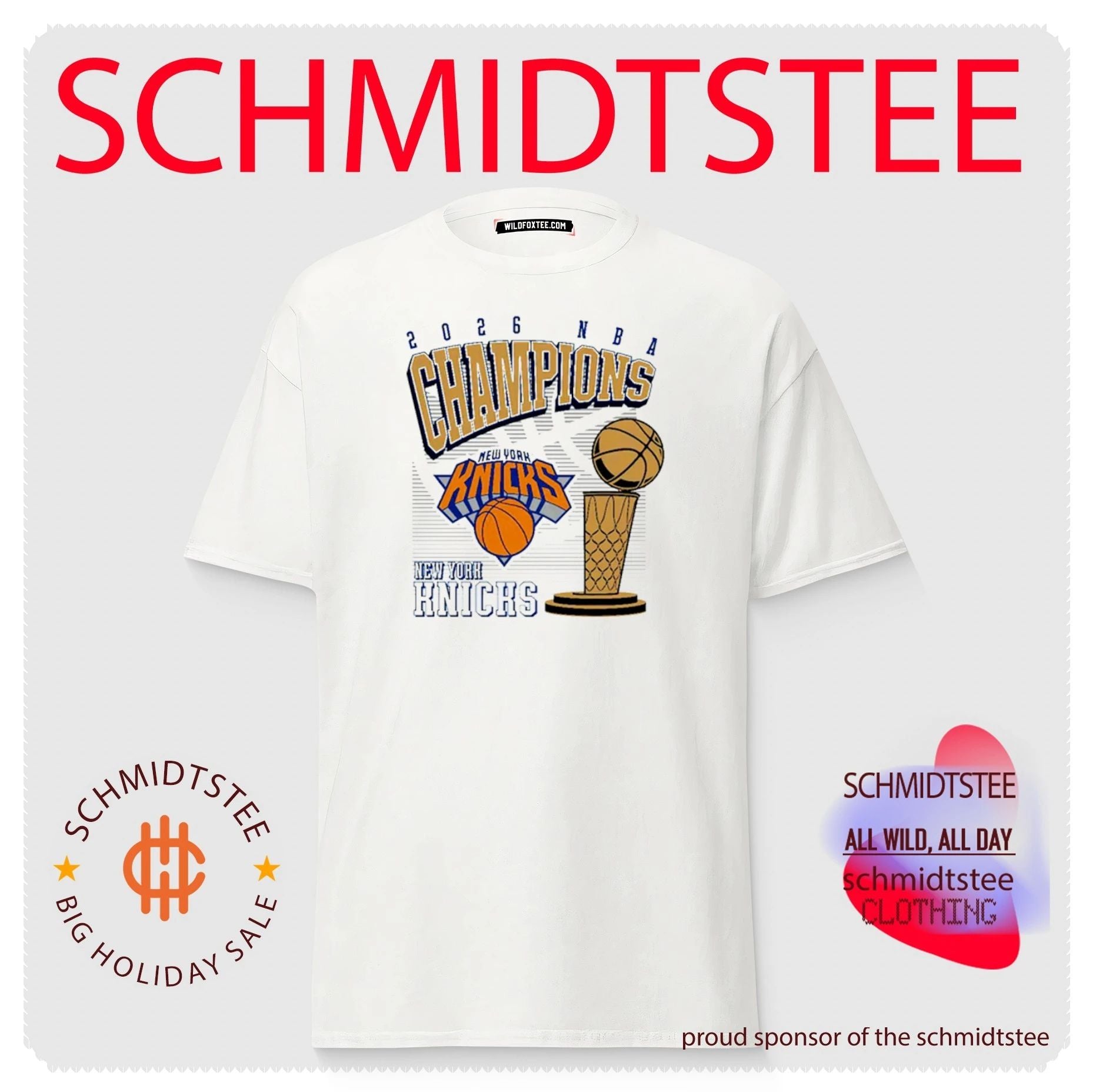 New York Knicks 2026 NBA Finals Champions Influx T-Shirt