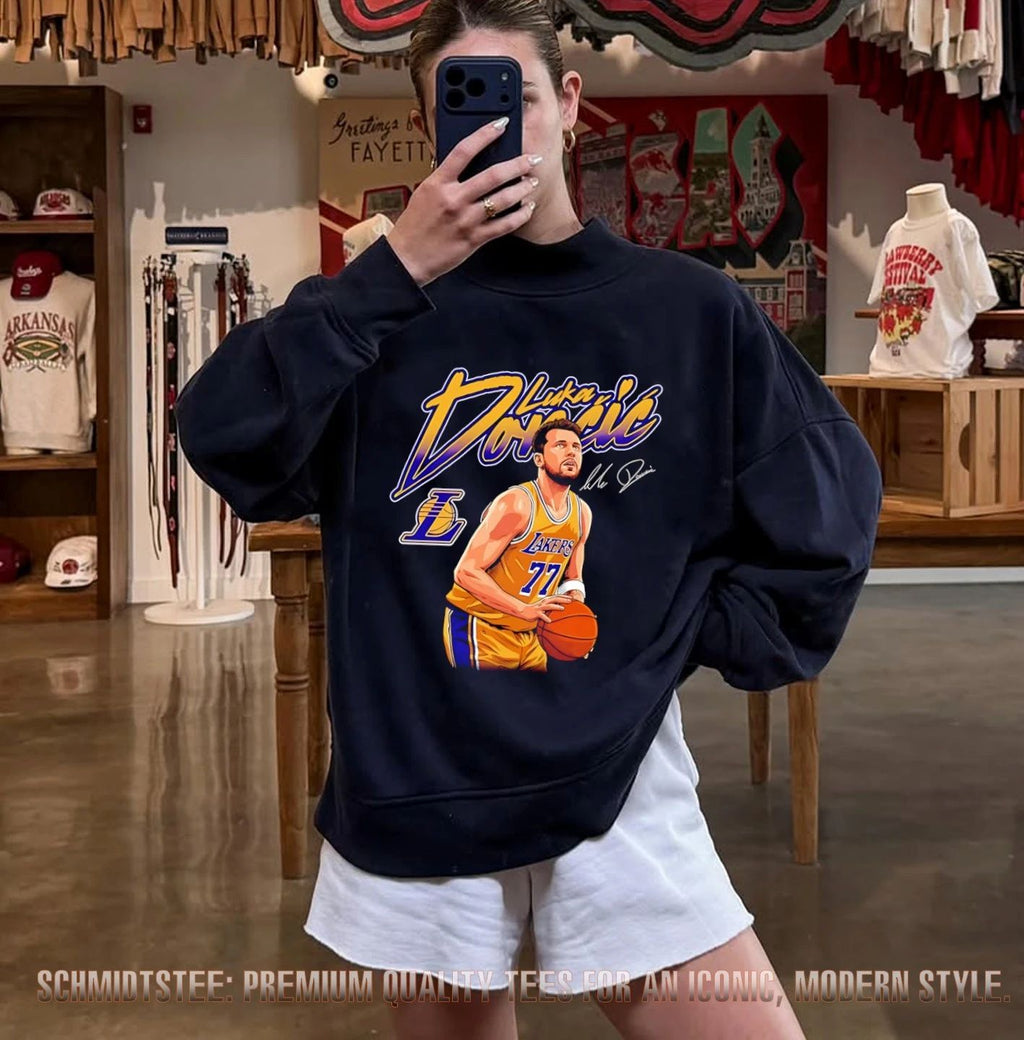 Luka Doncic Los Angeles Lakers Player Name signature shirt