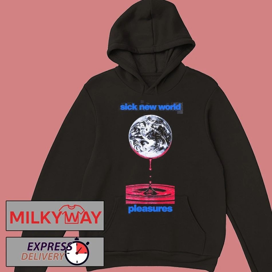 Pleasures Sick New World 2026 Las Vegas Merch Tee On April 25 2026 Bleed T-Shirt