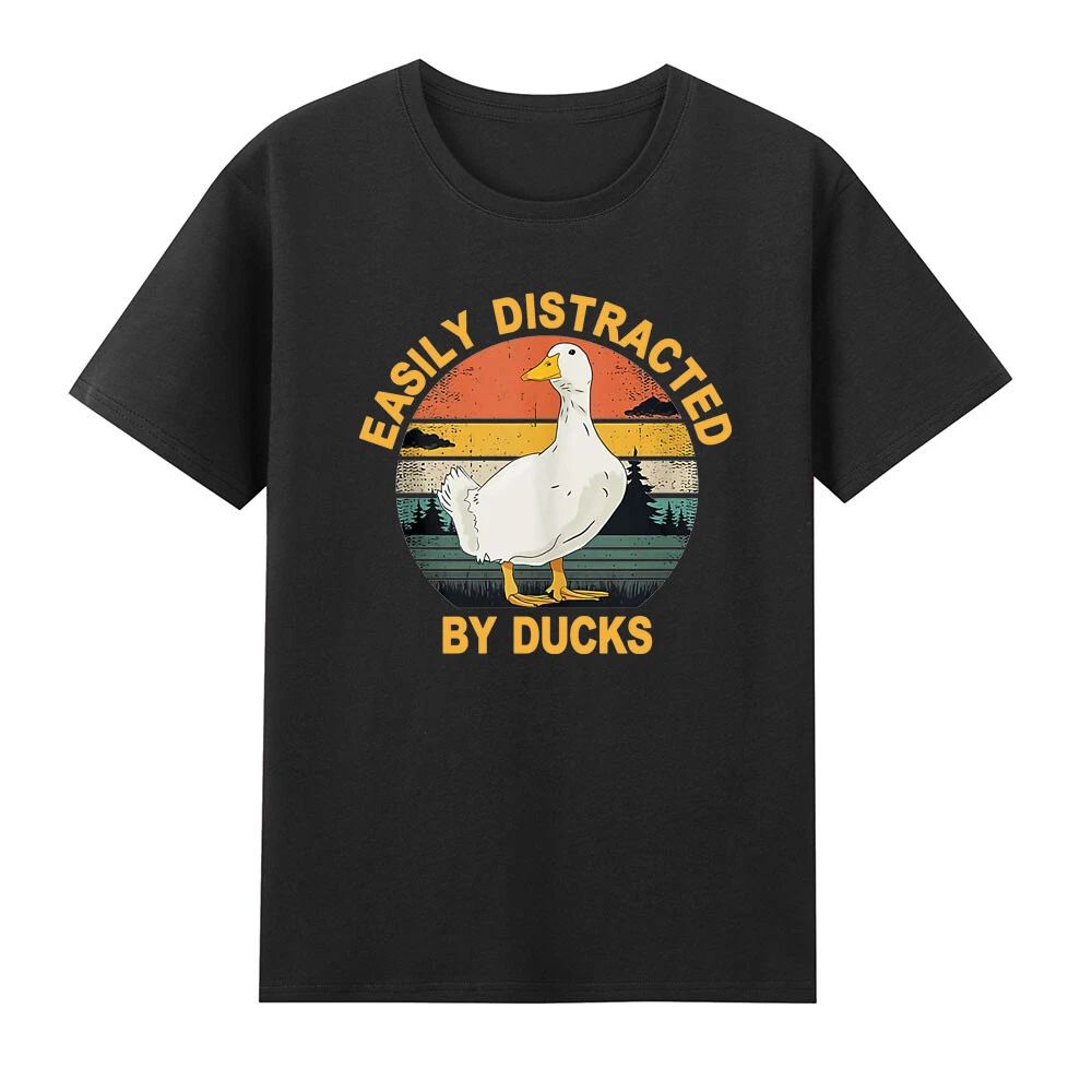 Duck Easily Distracted By Ducks Funny Farmer Duck Animal T-Shirt