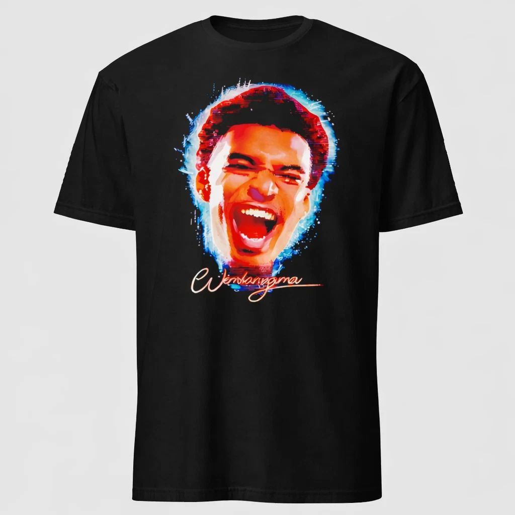 Wembanyama Graphic T-Shirt Basketball Fan Streetwear Vintage Style Tee