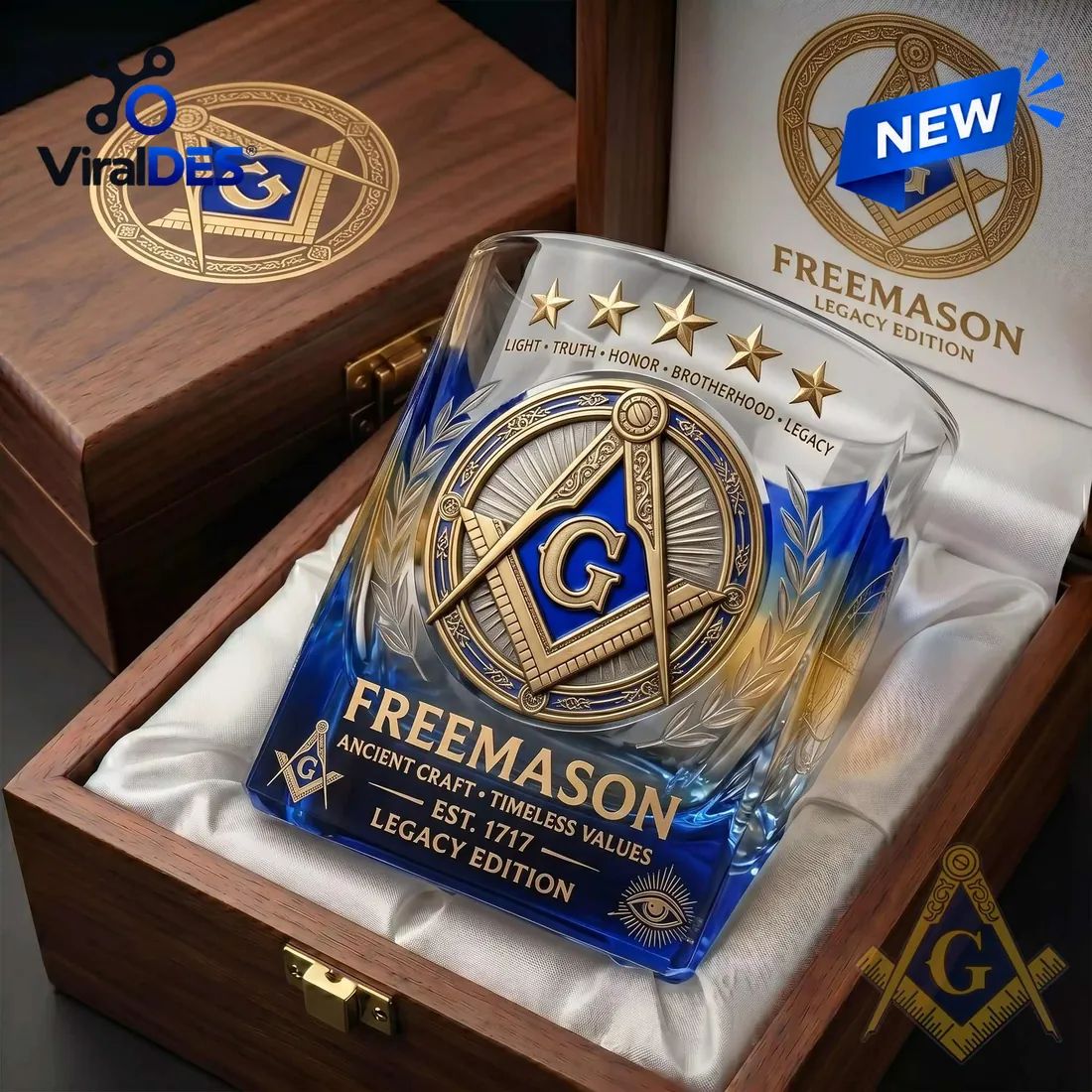 Freemason Legacy Edition Whiskey Glass