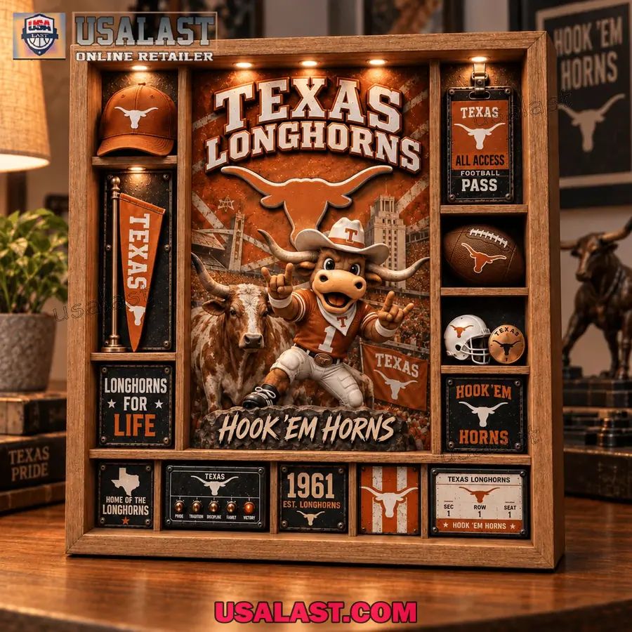 Texas Longhorns Custom Frame Light Box