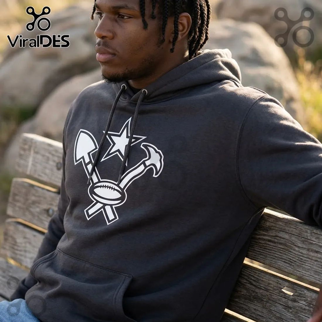 UTEP Miners Football Dark Charcoal Hoodie