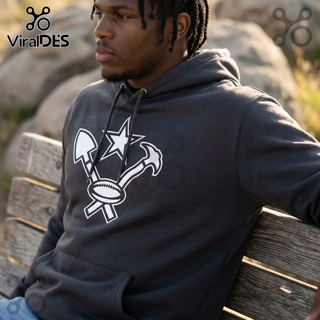 UTEP Miners Football Dark Charcoal Hoodie