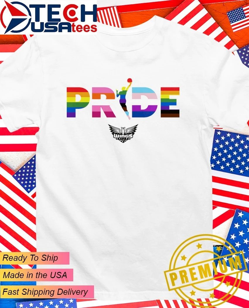Dallas Wings WNBA Pride logo shirt