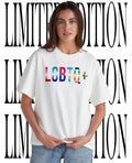 LGBTQ plus pride flags shirt