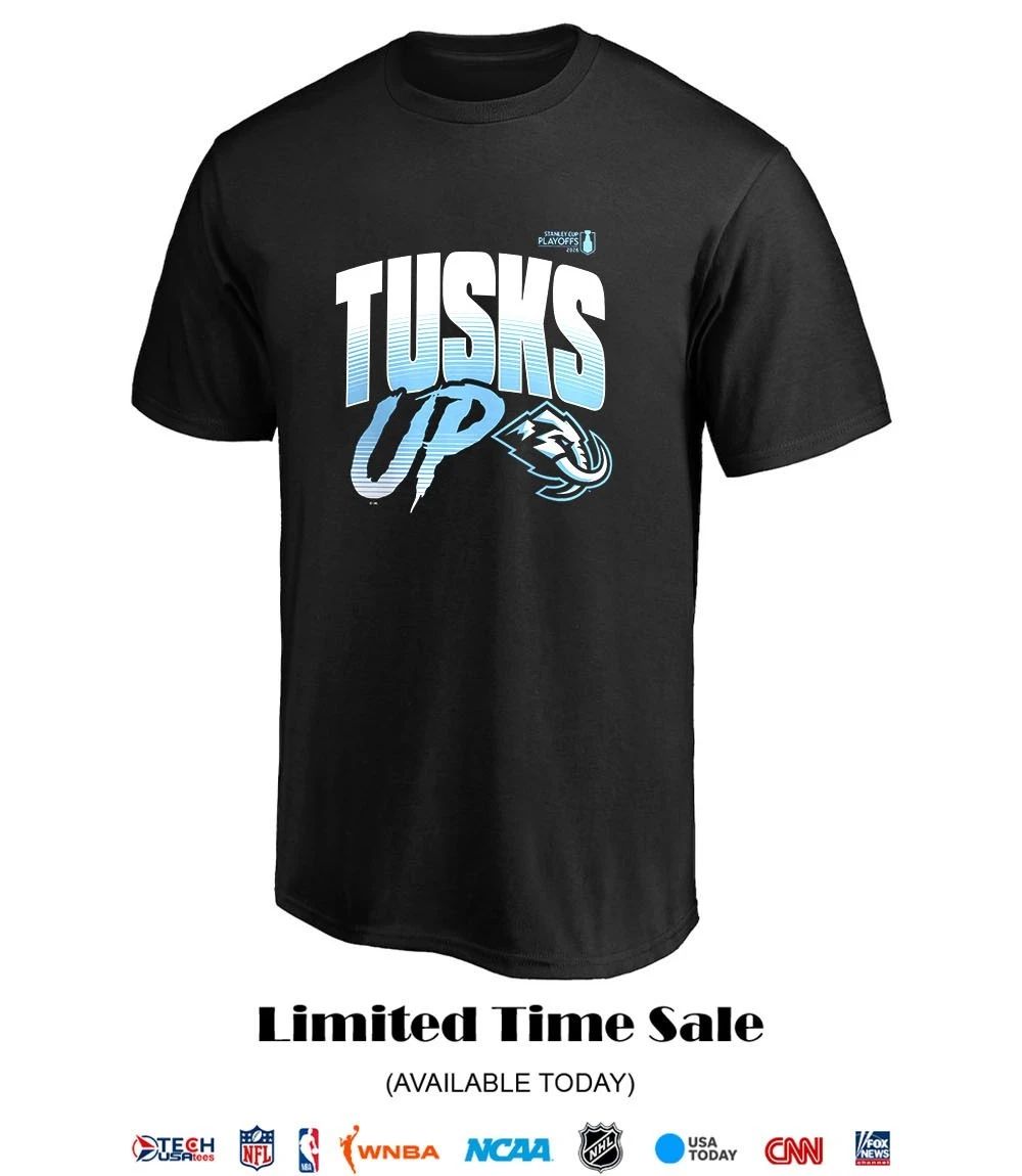 Utah Mammoth 2026 Stanley Cup Playoffs Hometown Tusks Up slogan shirt