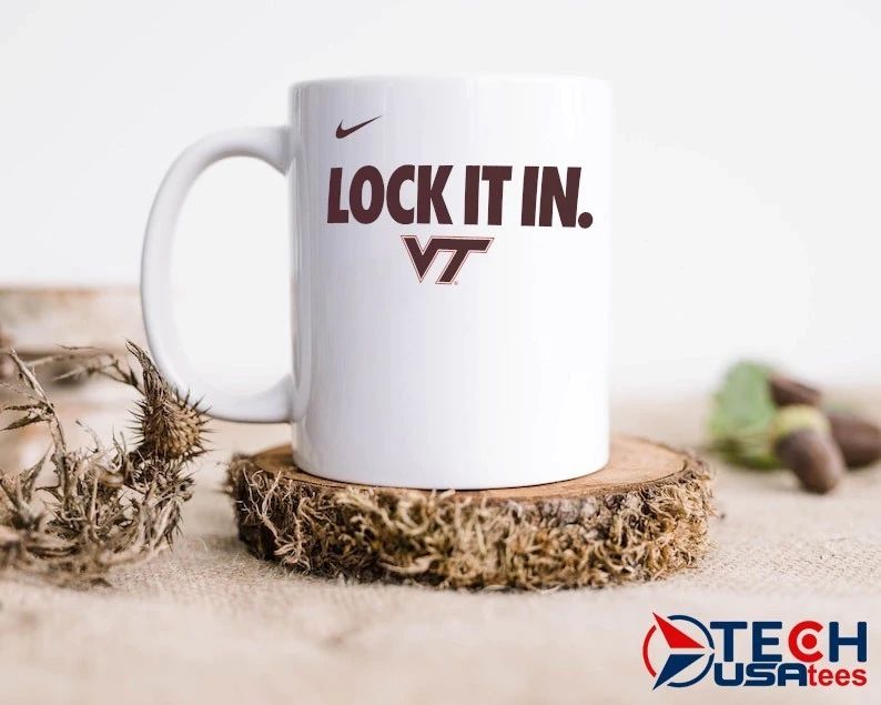 Lock it in Virginia Tech Hokies 2026 On-Court Bench shirt