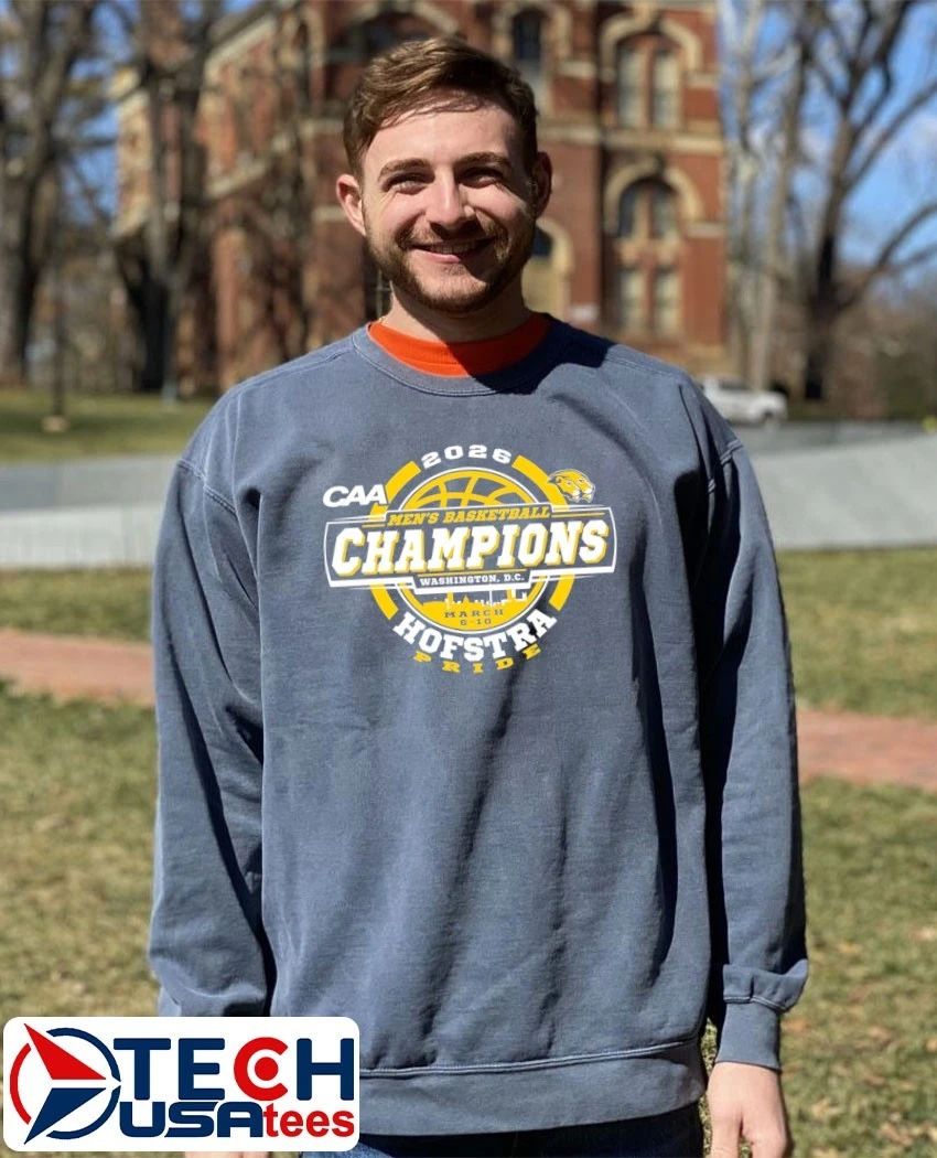 Hofstra Pride 2026 CAA Men’s Basketball Tournament Champions shirt