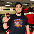 Brunson New York Knicks 2026 NBA Champions behind shirt