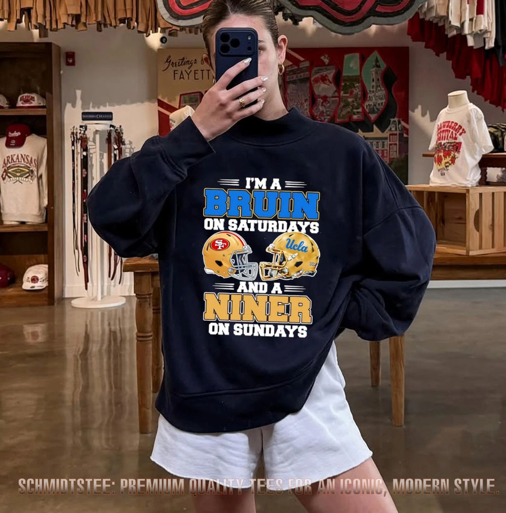 I’m a Bruin on Saturdays and a Niner on Sundays shirt