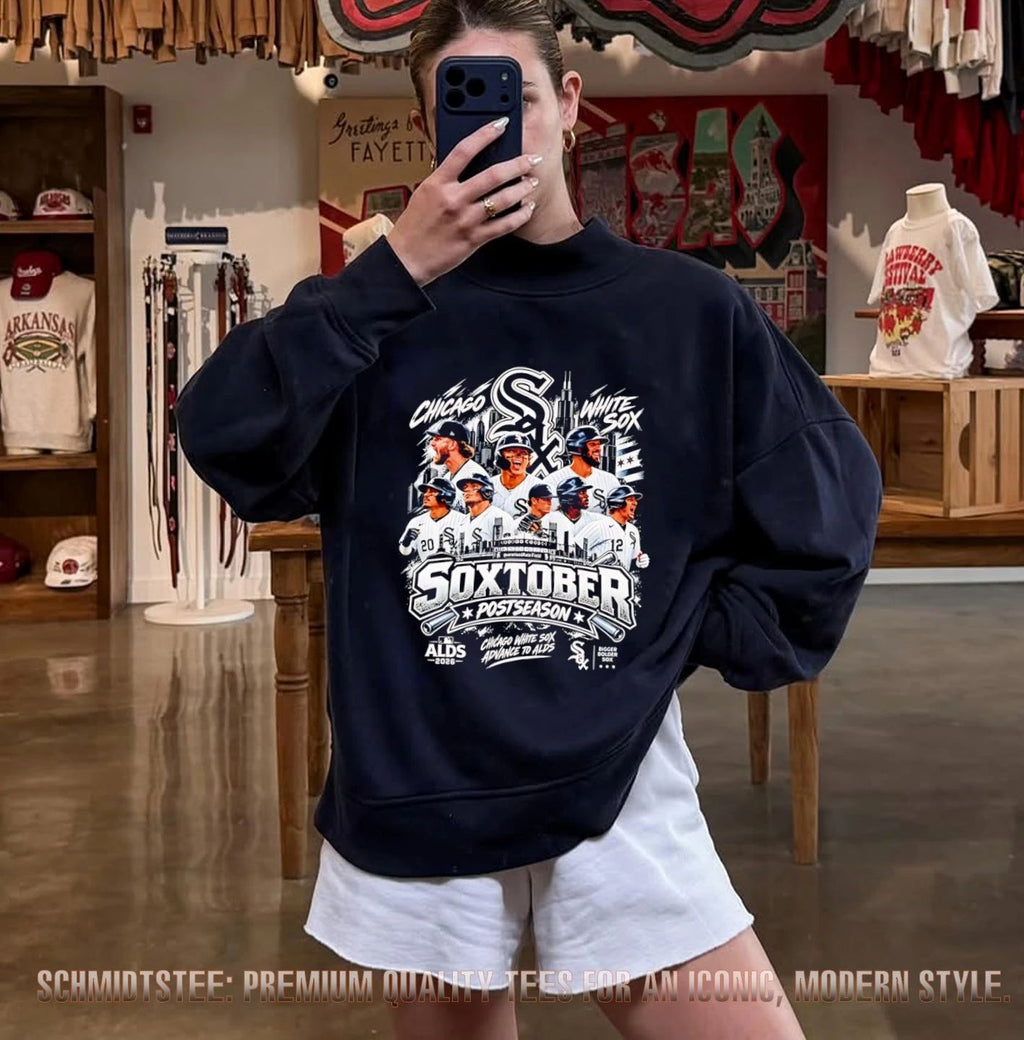 Chicago White Sox Soxtober Postseason 2026 Advance to ALDS skyline shirt