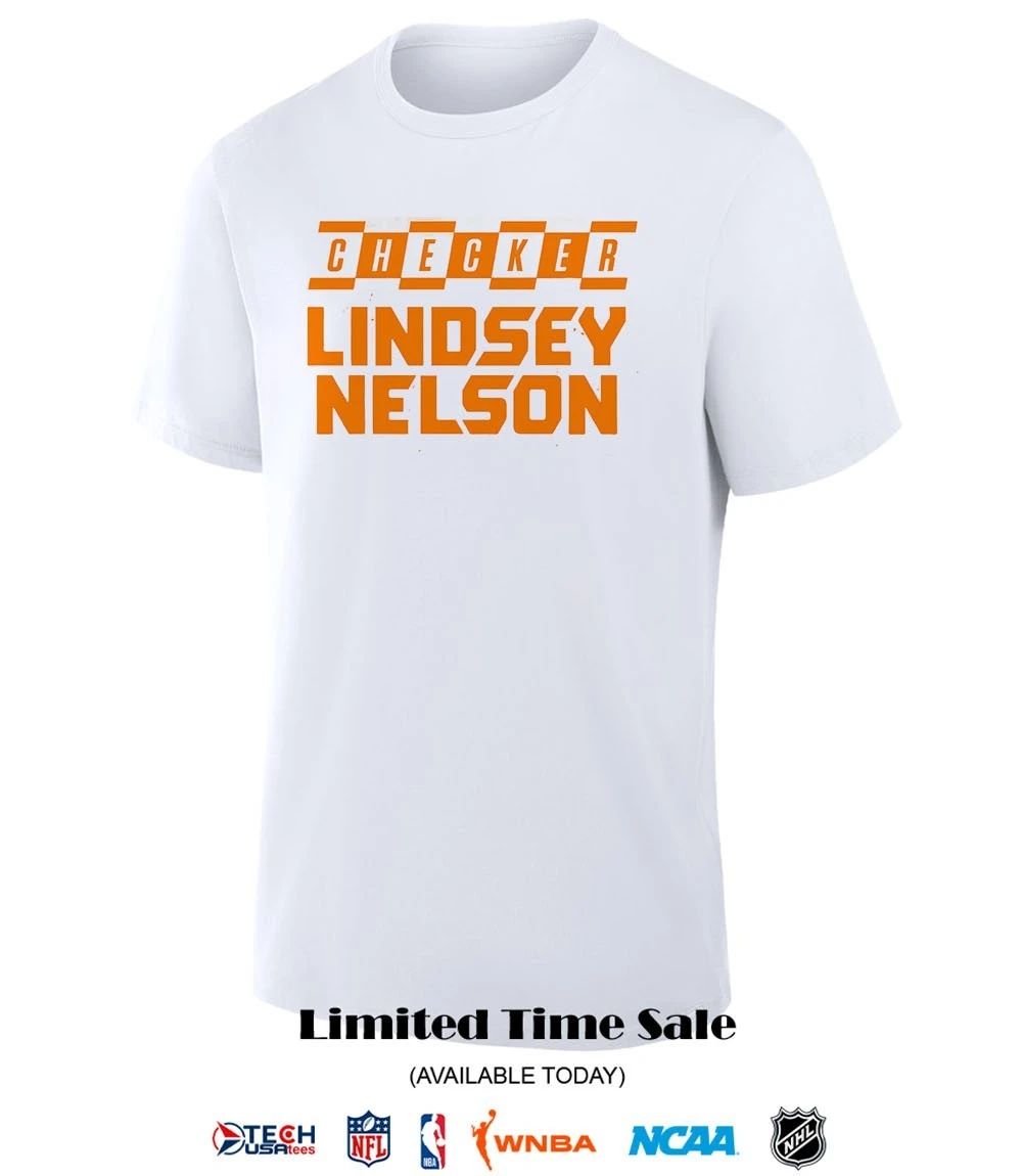 Checker Lindsey Nelson Tennessee Volunteers Baseball shirt