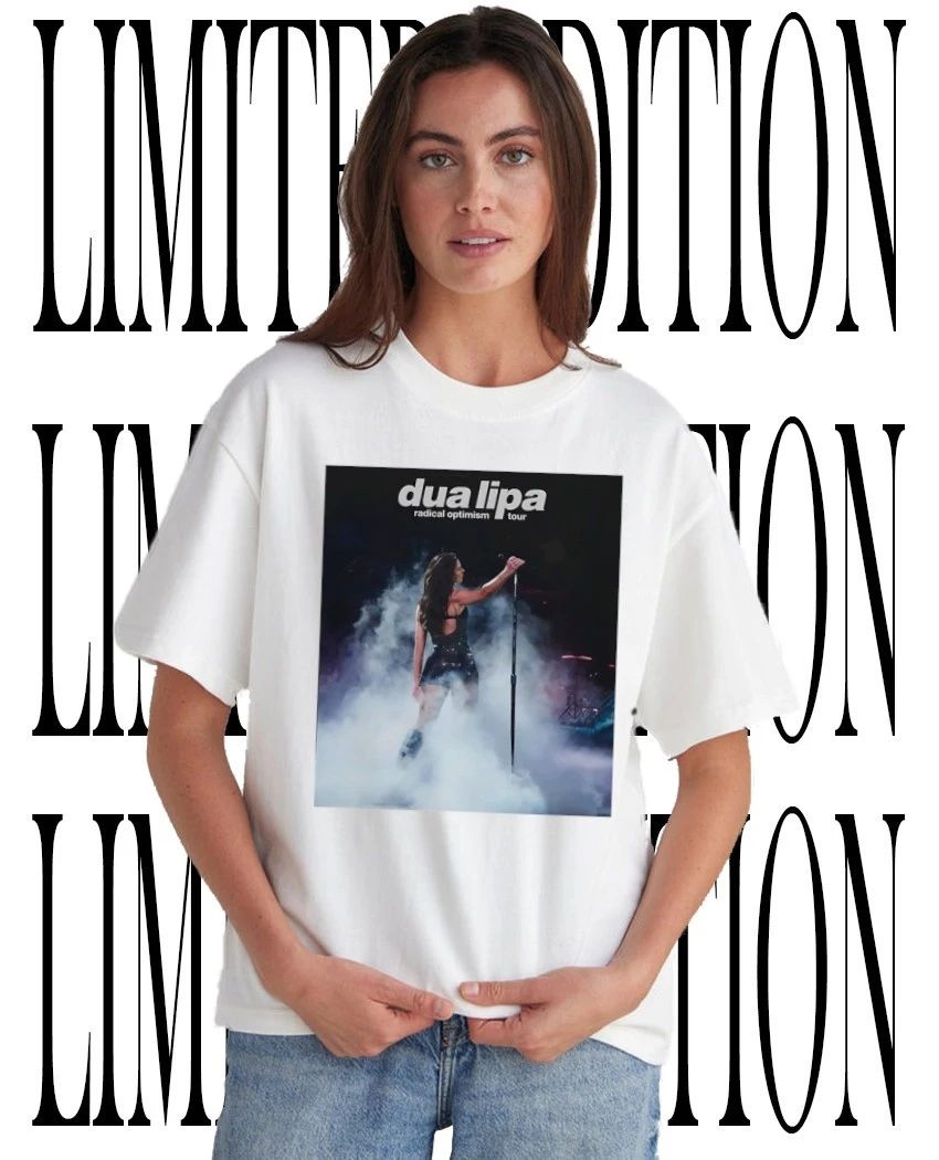Dua Lipa Radical Optimism Tour Print Round Neck shirt