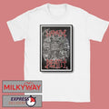 LIMITED Poster Napalm Death Signed Japan Tour 2026 shirt