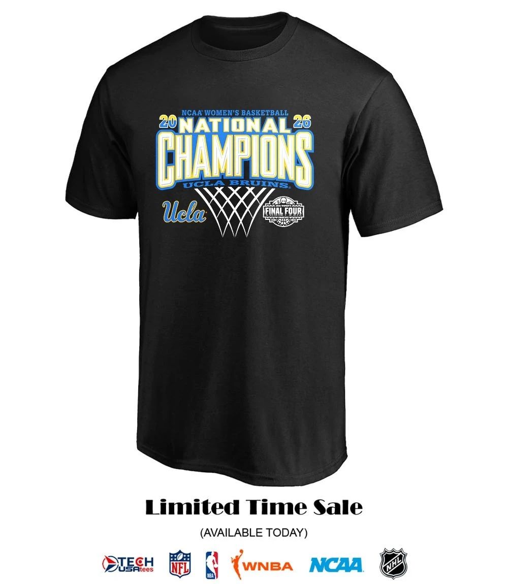 UCLA Bruins The Net 2026 NCAA Women’s Basketball National Champions shirt