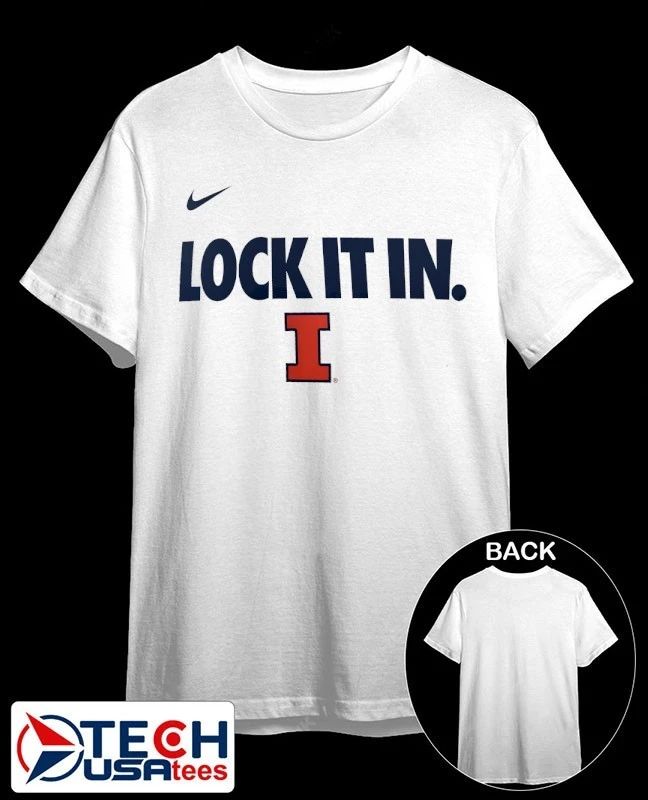 Lock it in Illinois Fighting Illini 2026 On-Court Bench shirt