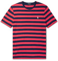 Polo Ralph Lauren Mens Striped T-Shirt Custom Slim Fit Cotton Crew Neck