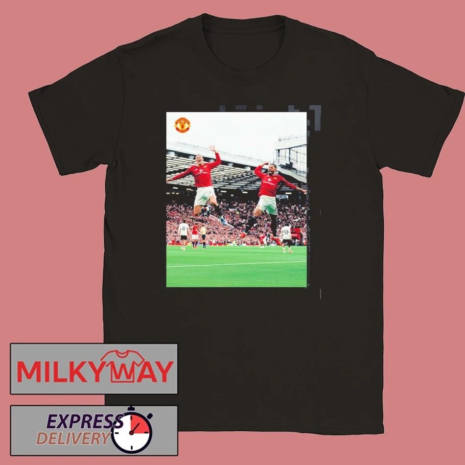 Manchester United Air Sesko Feat Cunha Celebration Vs Liverpool Match T-Shirt