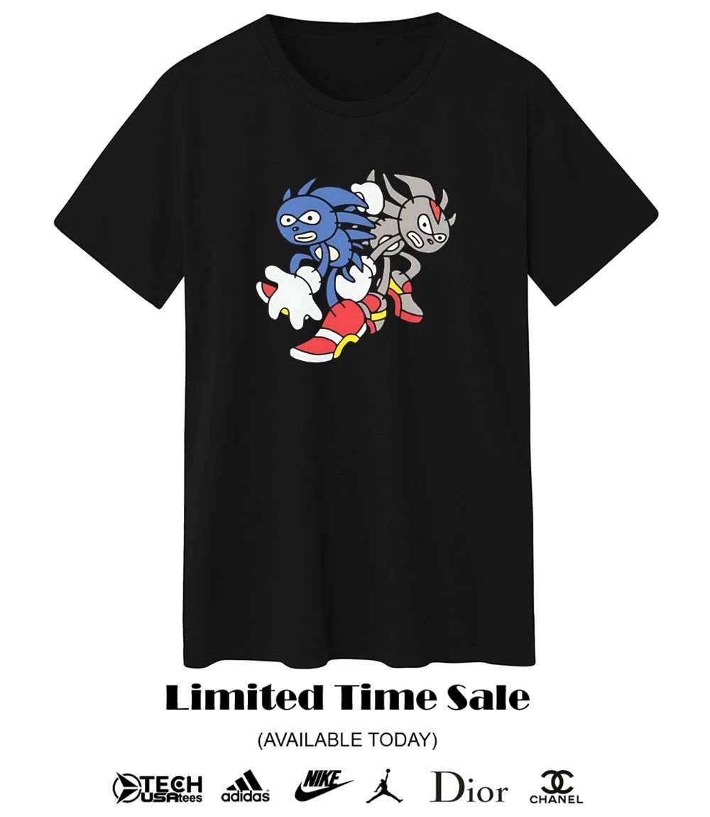 Sanic and Shedew Adventure parody shirt