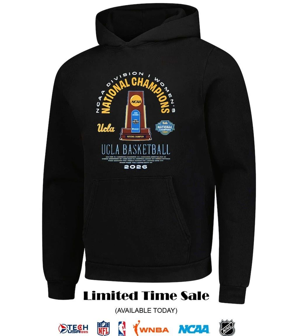 UCLA Bruins 2026 NCAA Division I Women’s Basketball Champions Trophy shirt
