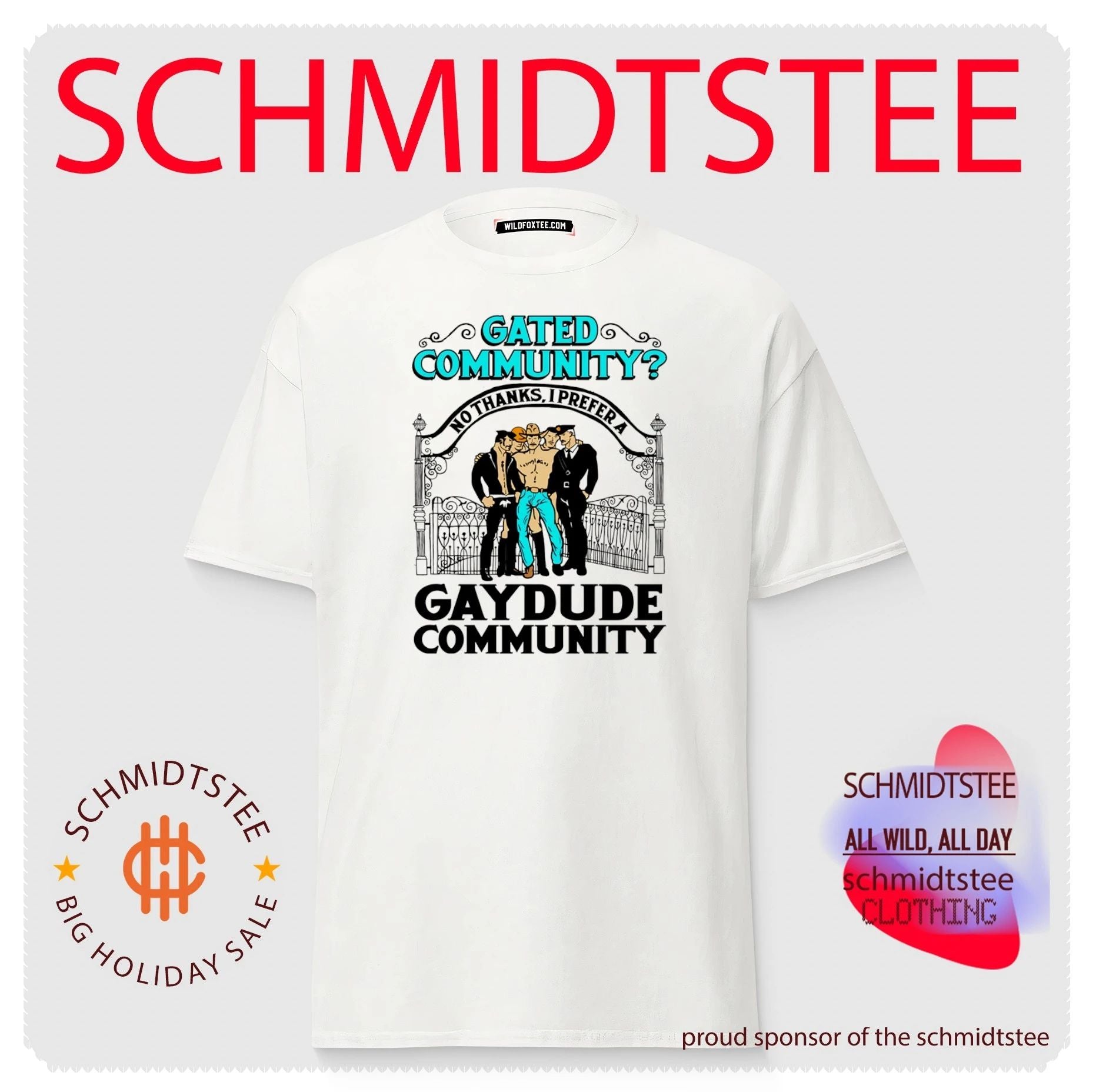 Gated community no thanks I prefer a gay dude community shirt
