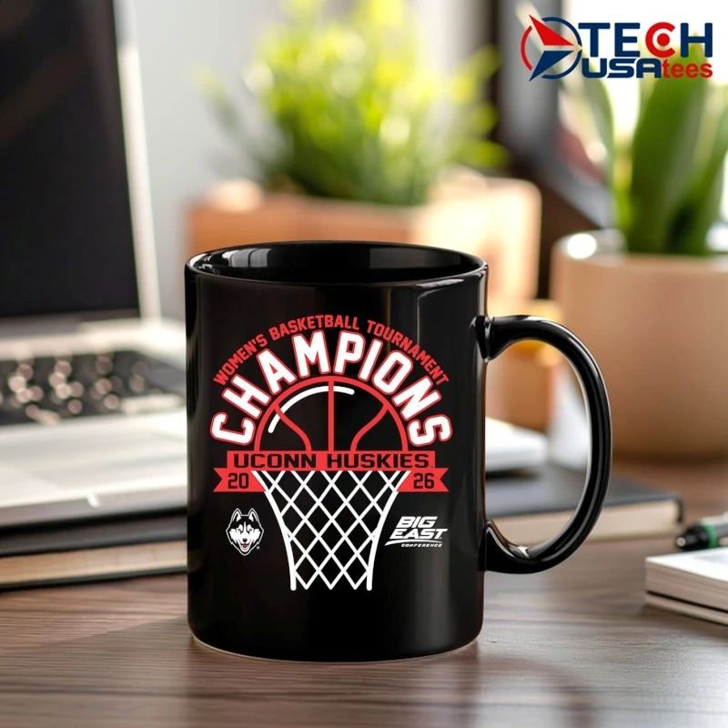 UConn Huskies 2026 Big East Women’s Basketball Tournament Champions shirt
