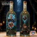 Pinhead Hellraiser Halloween Bottle Lamp