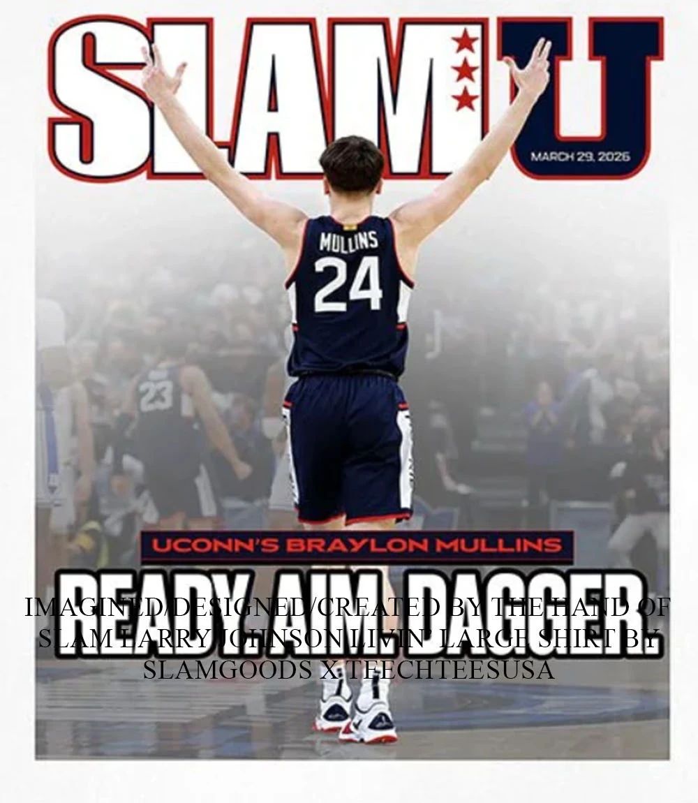SLAM UConn Huskies Braylon Mullins ready aim dagger shirt by slamgoods