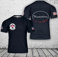 Custom Name US Air Force Thunderbirds AOP 3D T-shirt
