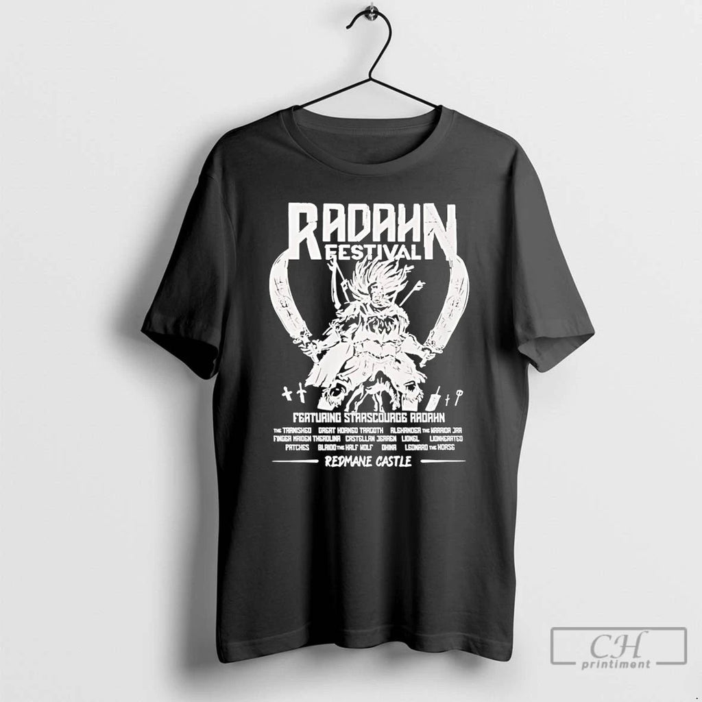Classic Radahn Festival Featuring Staascouage Aaoahn Redmane Castle T Shirts