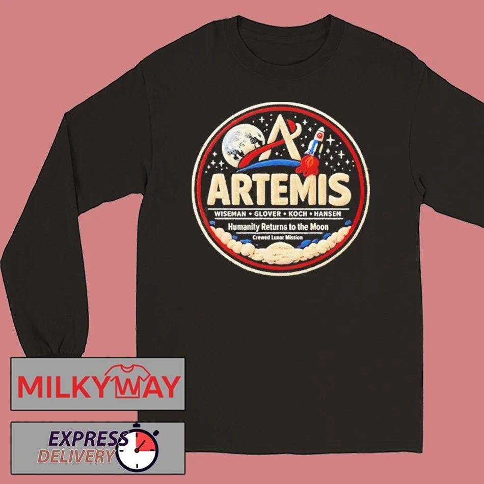 NASA Artemis II Back To The Moon 2026 Humanity Returns To The Moon Crewed Lunar Mission shirt