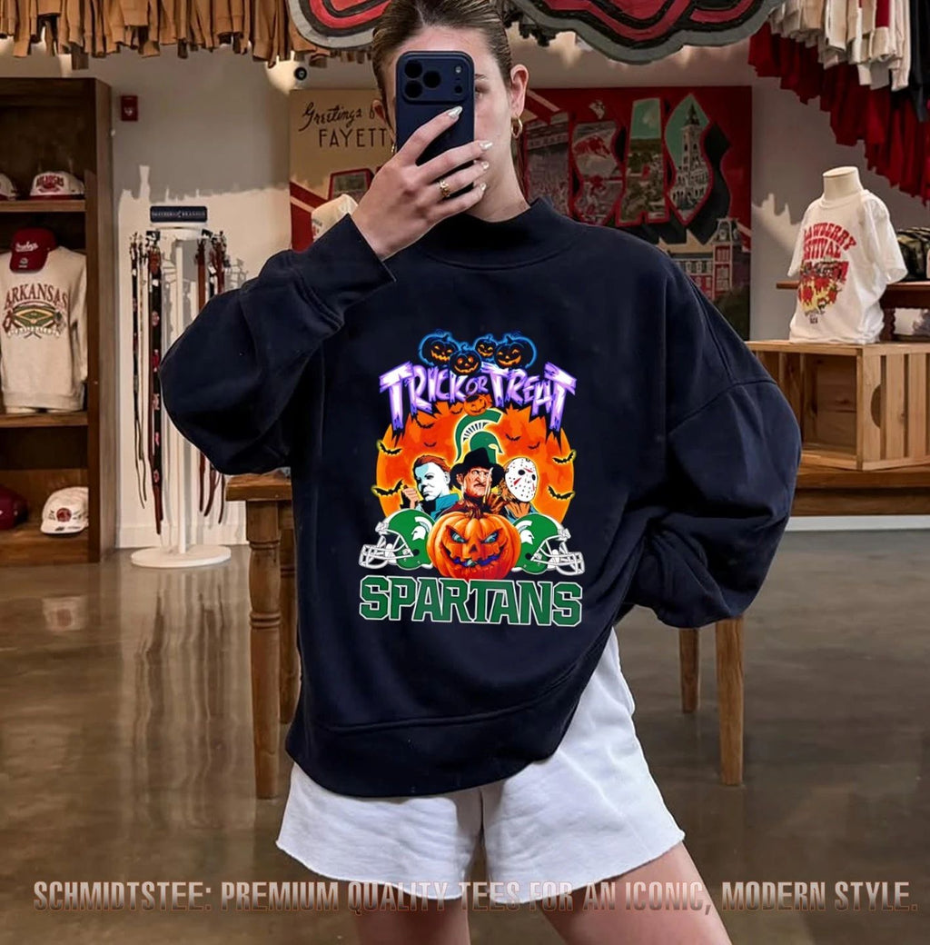 Michigan State Spartans x Horror Characters Trick Or Treat Halloween 2026 shirt
