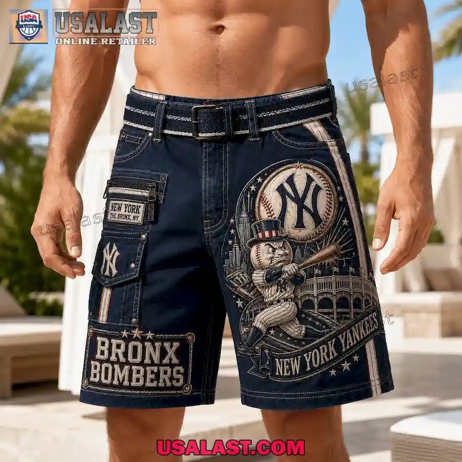 New York Yankees Bronx Bombers The Bronx NY Men Cargo Short