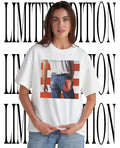 Taehyung wearing born in the USA Bruce Springsteen shirt