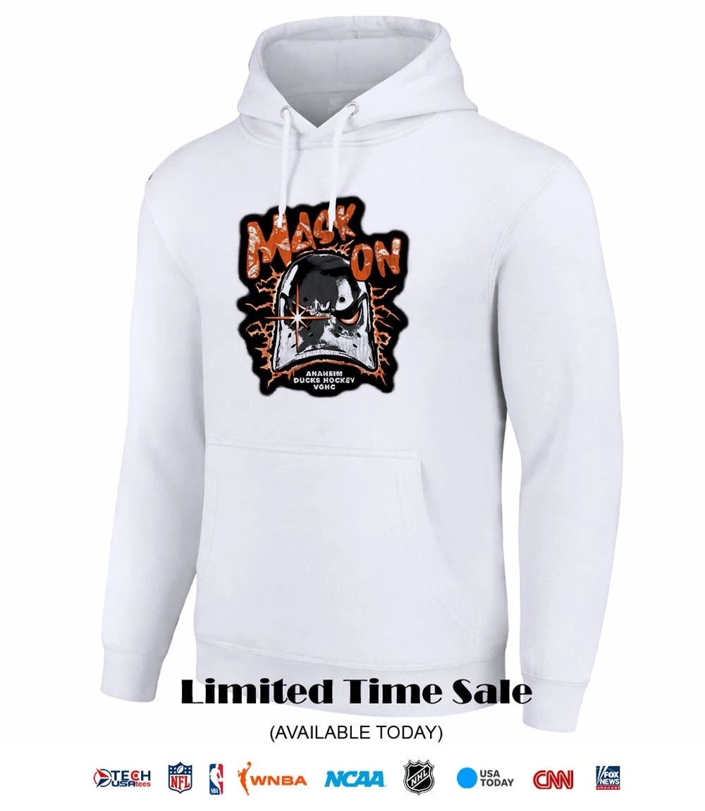 Mask On Anaheim Ducks Hockey shirt