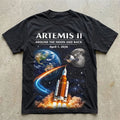 Artemis 2 Journey Around the Moon and Back 2026 T-Shirt, Space Enthusiast Gift