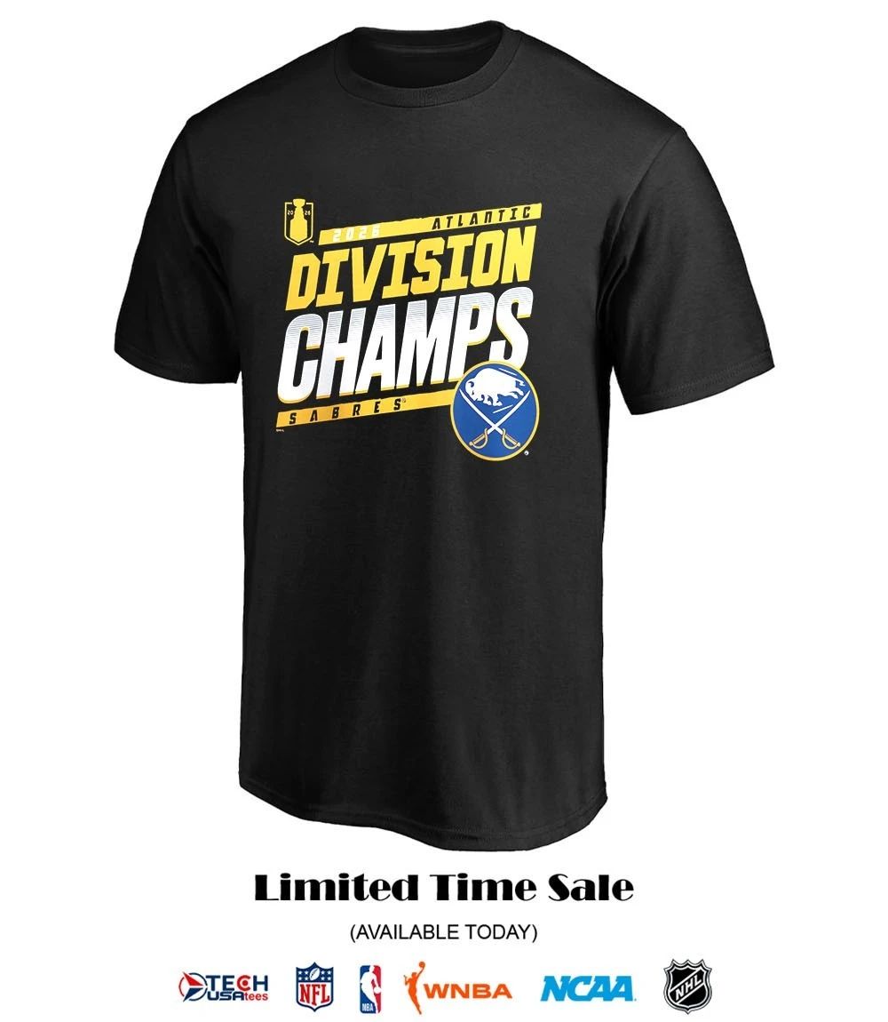 Buffalo Sabres 2026 Atlantic Division Champs logo shirt