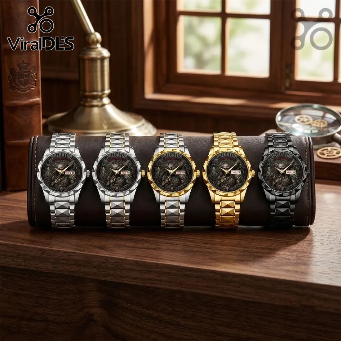 Predator 40th Anniversary Two-Tone Luxury Quartz Watch