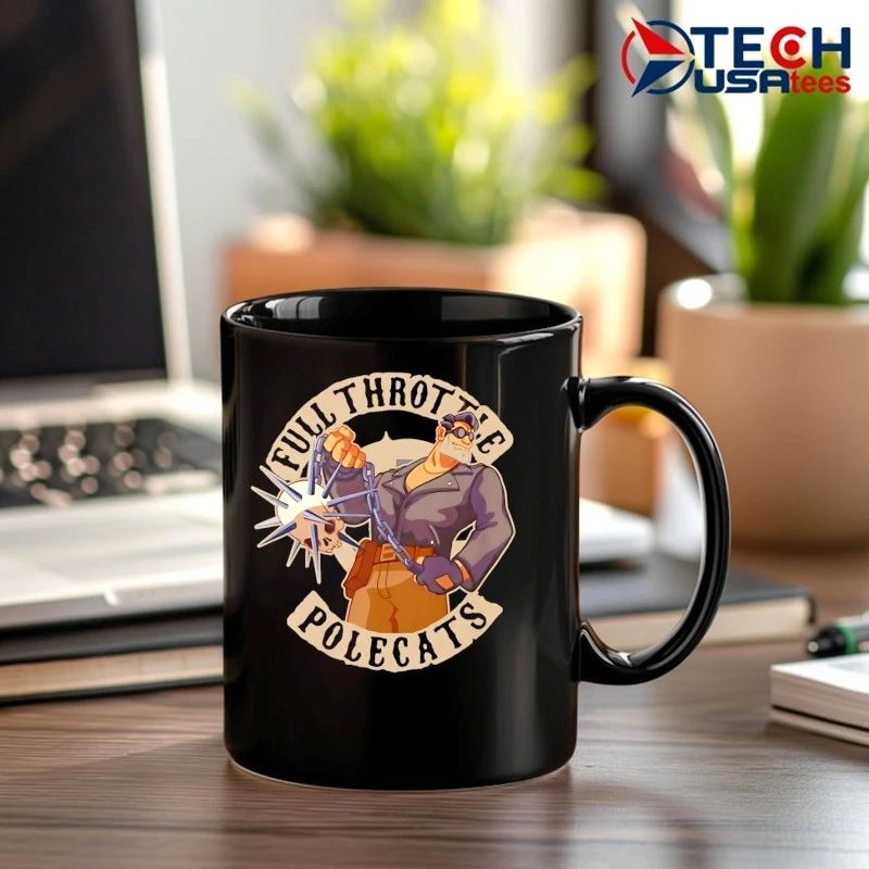 Road Rage Ben full throttle polecats shirt by claygrahamart