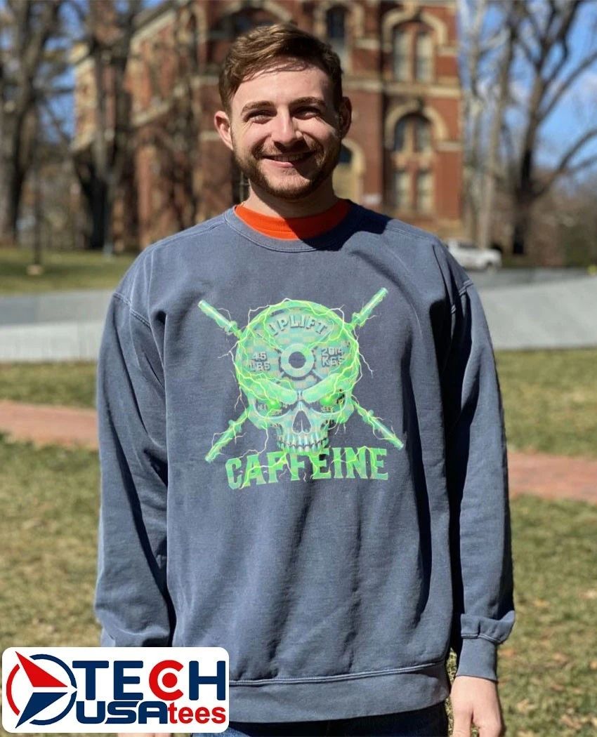 Caffeine skull shirt
