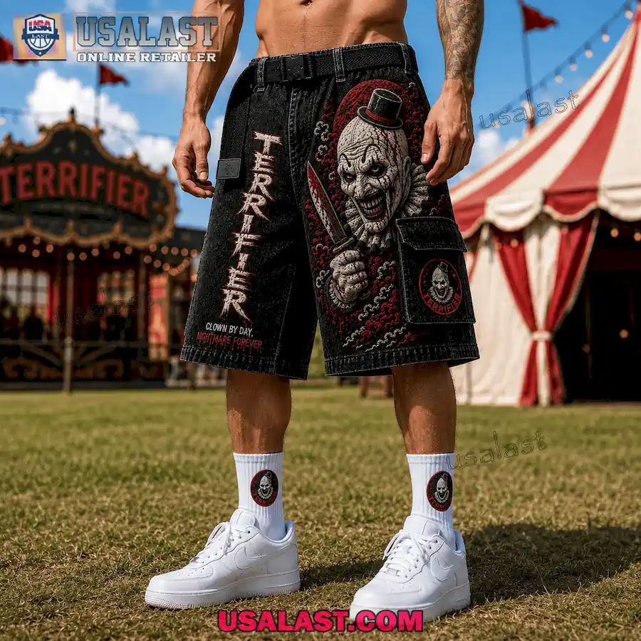 Terrifier Art The Clown Horror Men Cargo Short