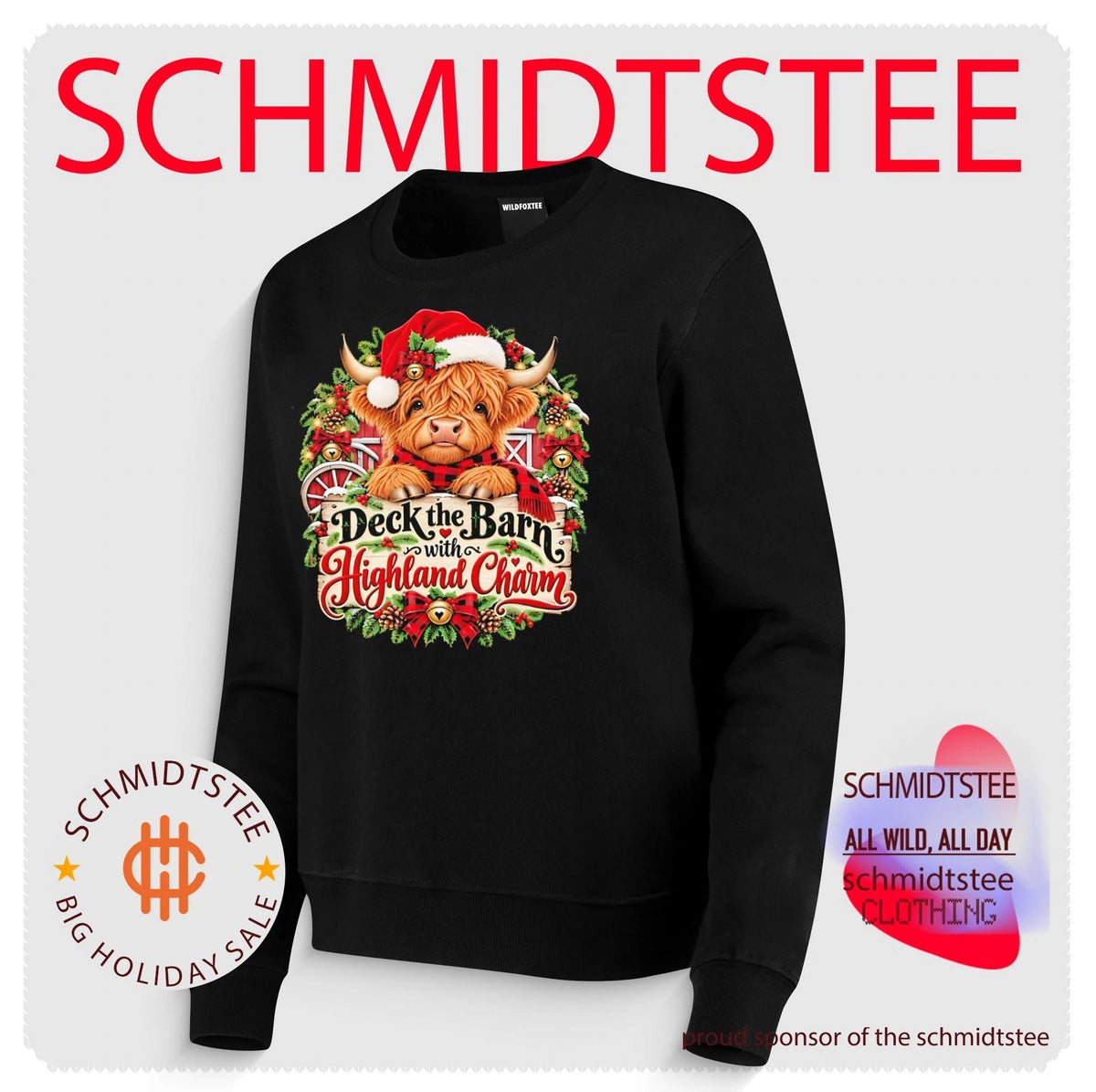 Deck the Barn with Highland Charm shirt